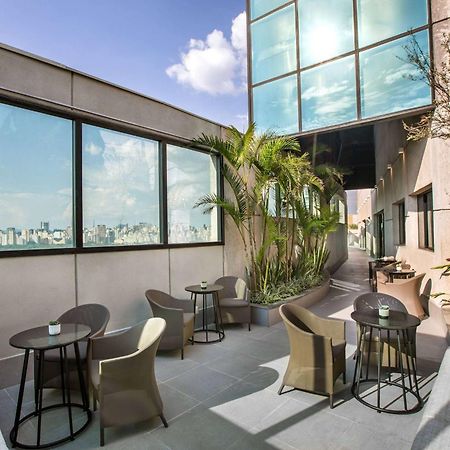 欧罗巴花园美利亚酒店 圣保罗 外观 照片 The rooftop lounge at the hotel
