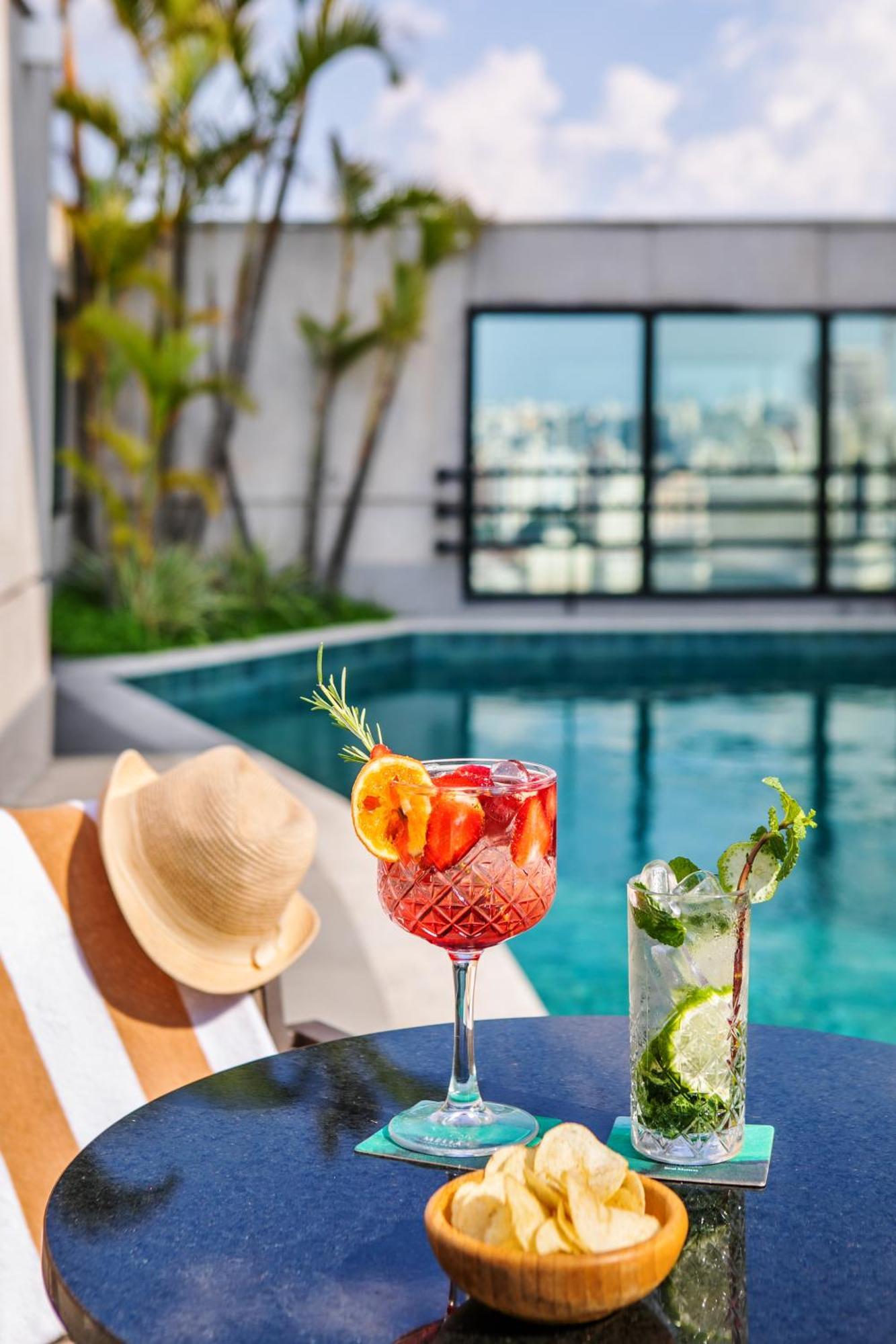 欧罗巴花园美利亚酒店 圣保罗 外观 照片 The Pool at the Hotel