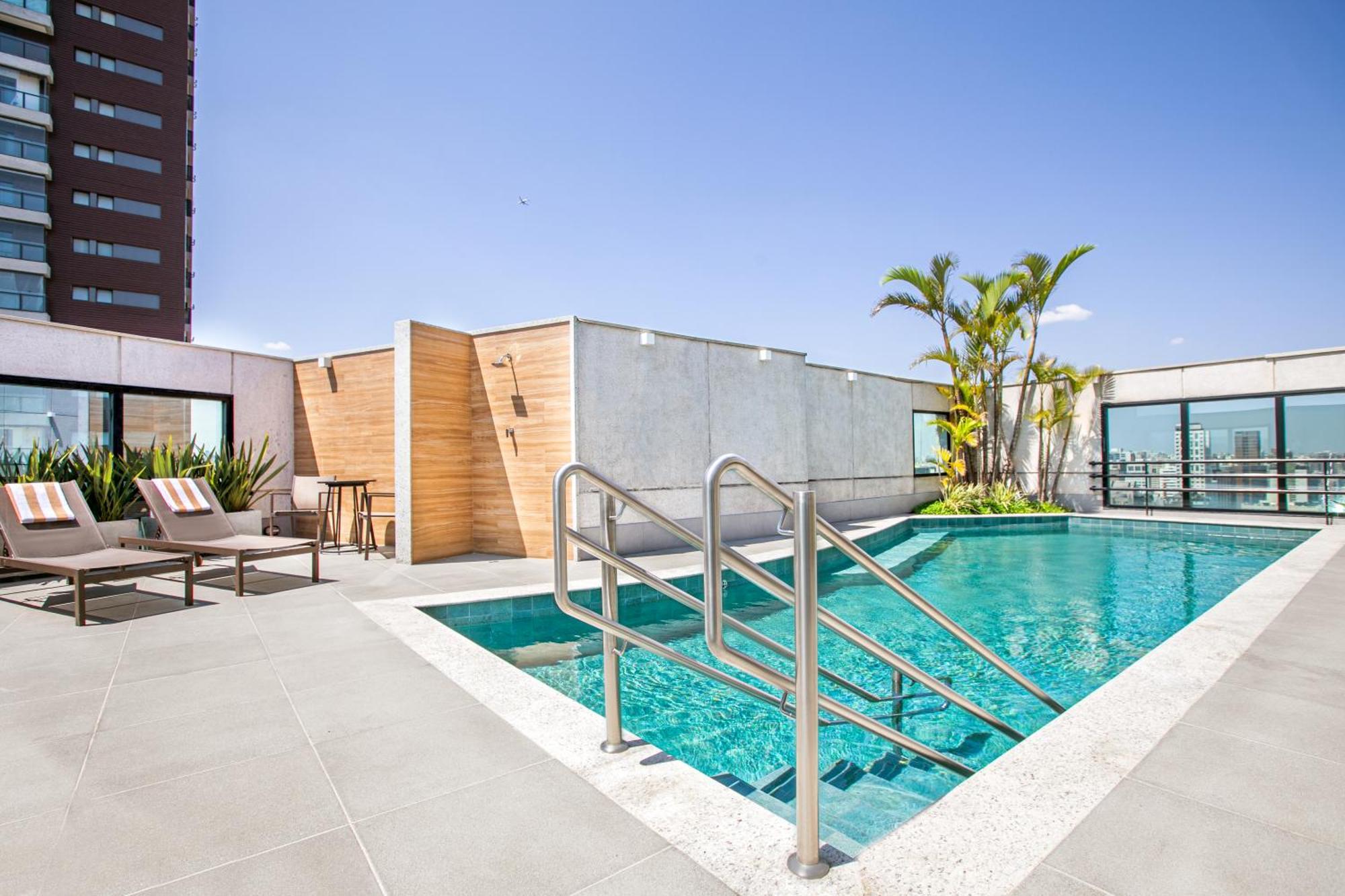 欧罗巴花园美利亚酒店 圣保罗 外观 照片 Rooftop pool