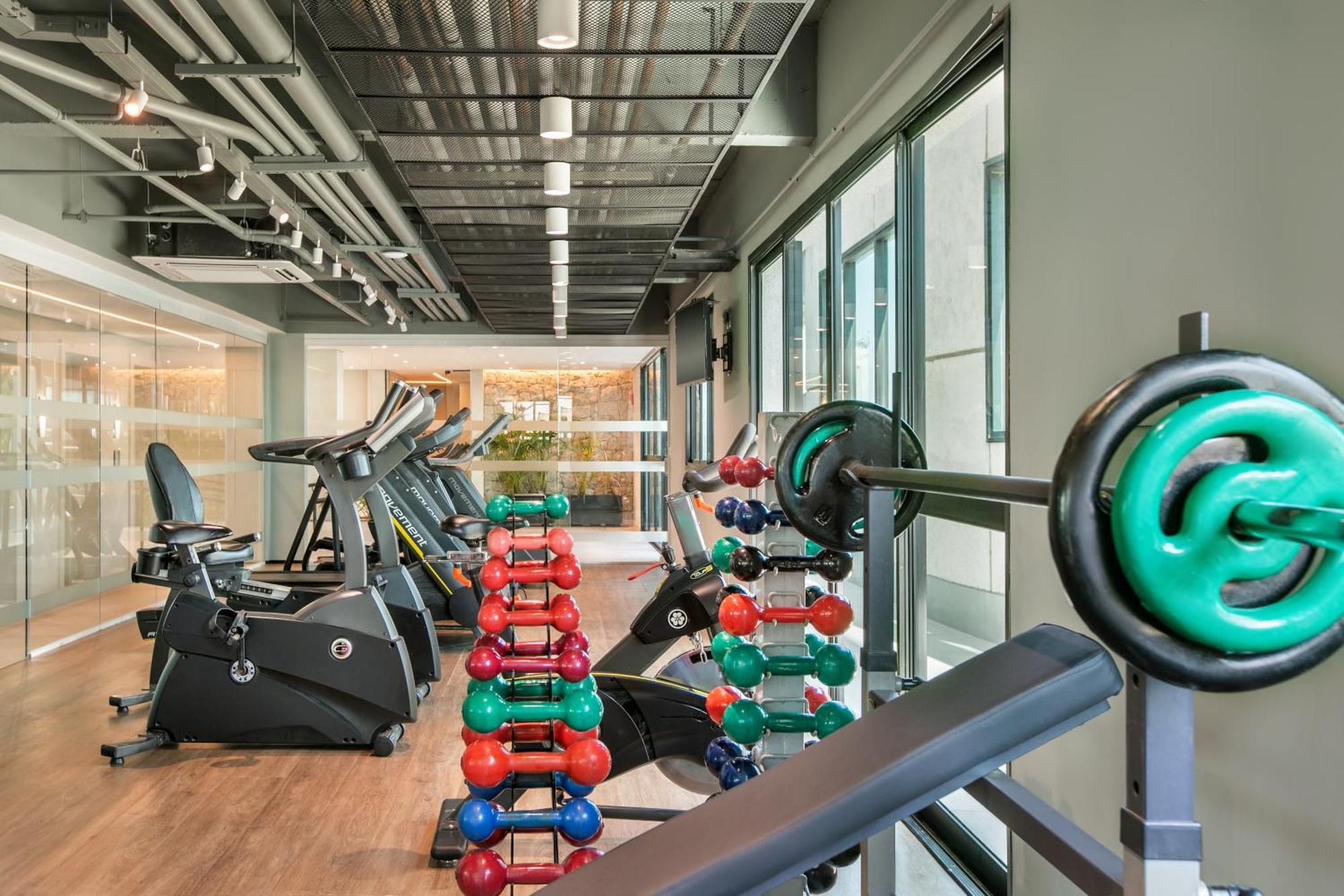 欧罗巴花园美利亚酒店 圣保罗 外观 照片 The gym at the 1000 Museum