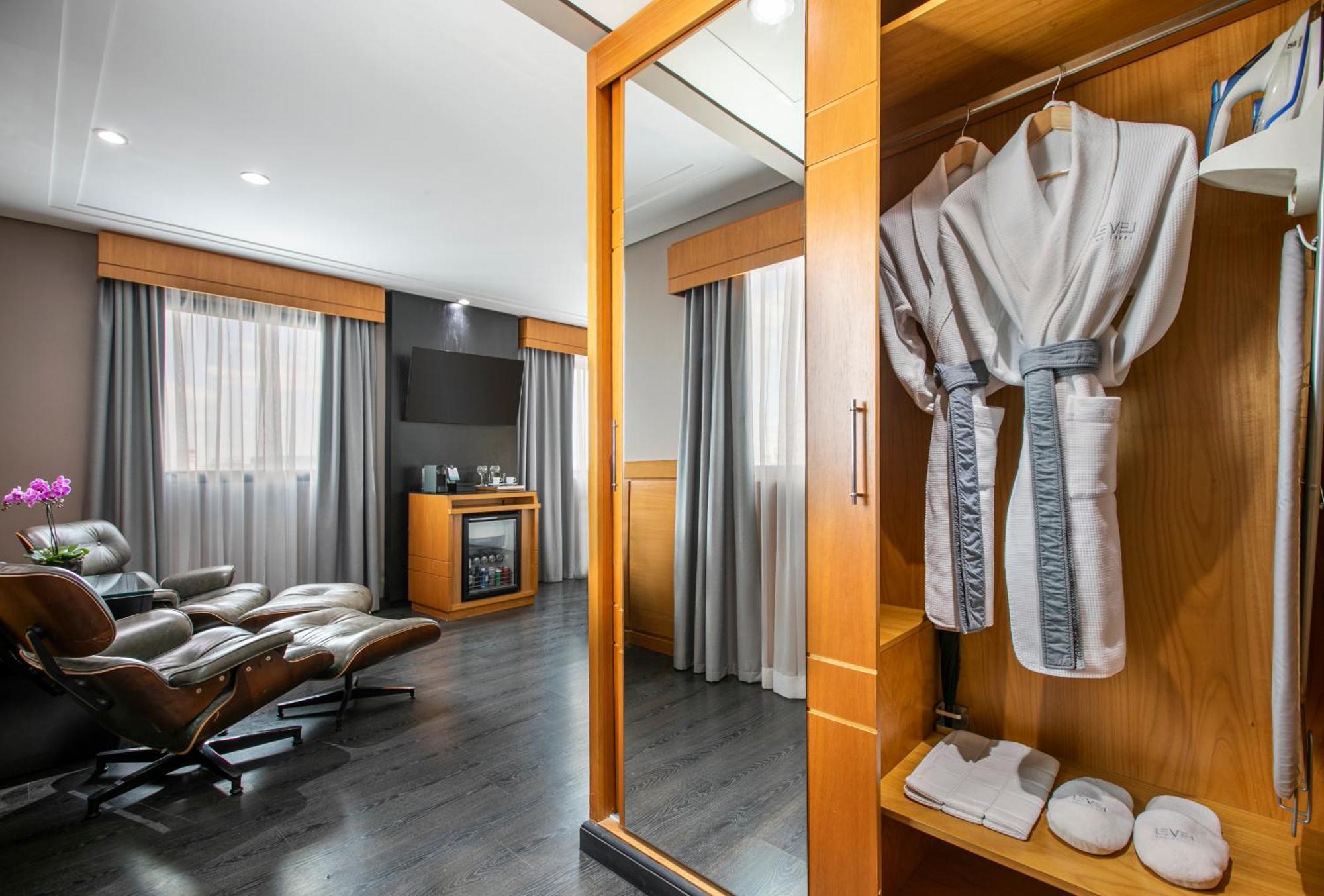 欧罗巴花园美利亚酒店 圣保罗 外观 照片 A room at the hotel